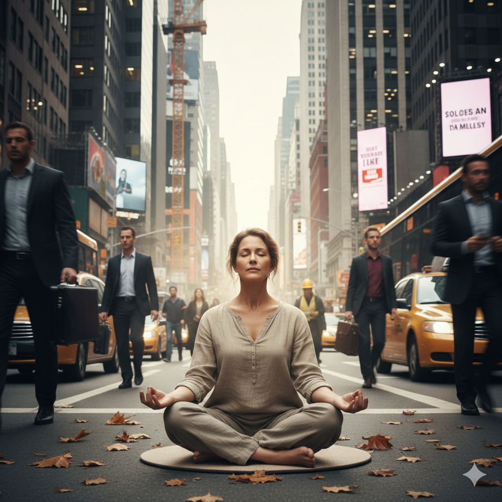 como começar a praticar meditação no dia a dia corrido mesmo em meio à correria da vida urbana