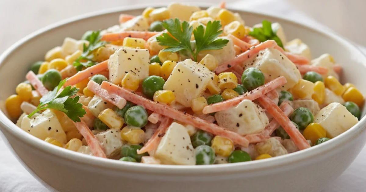 maionese saudável de legumes em bowl para marmita fitness