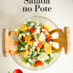 Salada no pote saudável com vegetais frescos e queijo — 30 receitas práticas para alimentação saudável e organização alimentar semanal