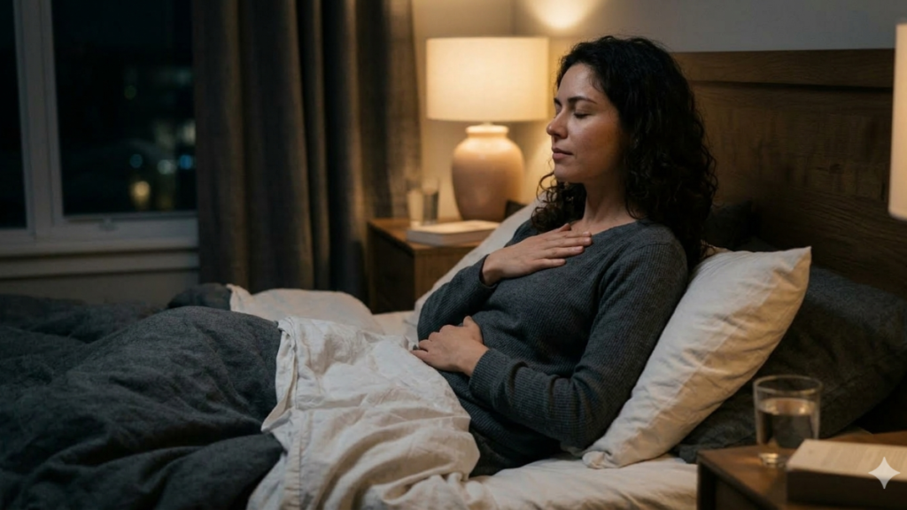 pensar demais antes de dormir, mente acelerada à noite, ansiedade antes de dormir, pensamentos excessivos, mente inquieta, dificuldade para dormir, saúde mental, excesso de pensamentos, ansiedade noturna, como acalmar a mente
